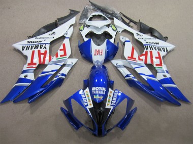 Buy 2008-2016 Blue White Motul Red Fiat Yamaha YZF R6 Motorbike Fairing